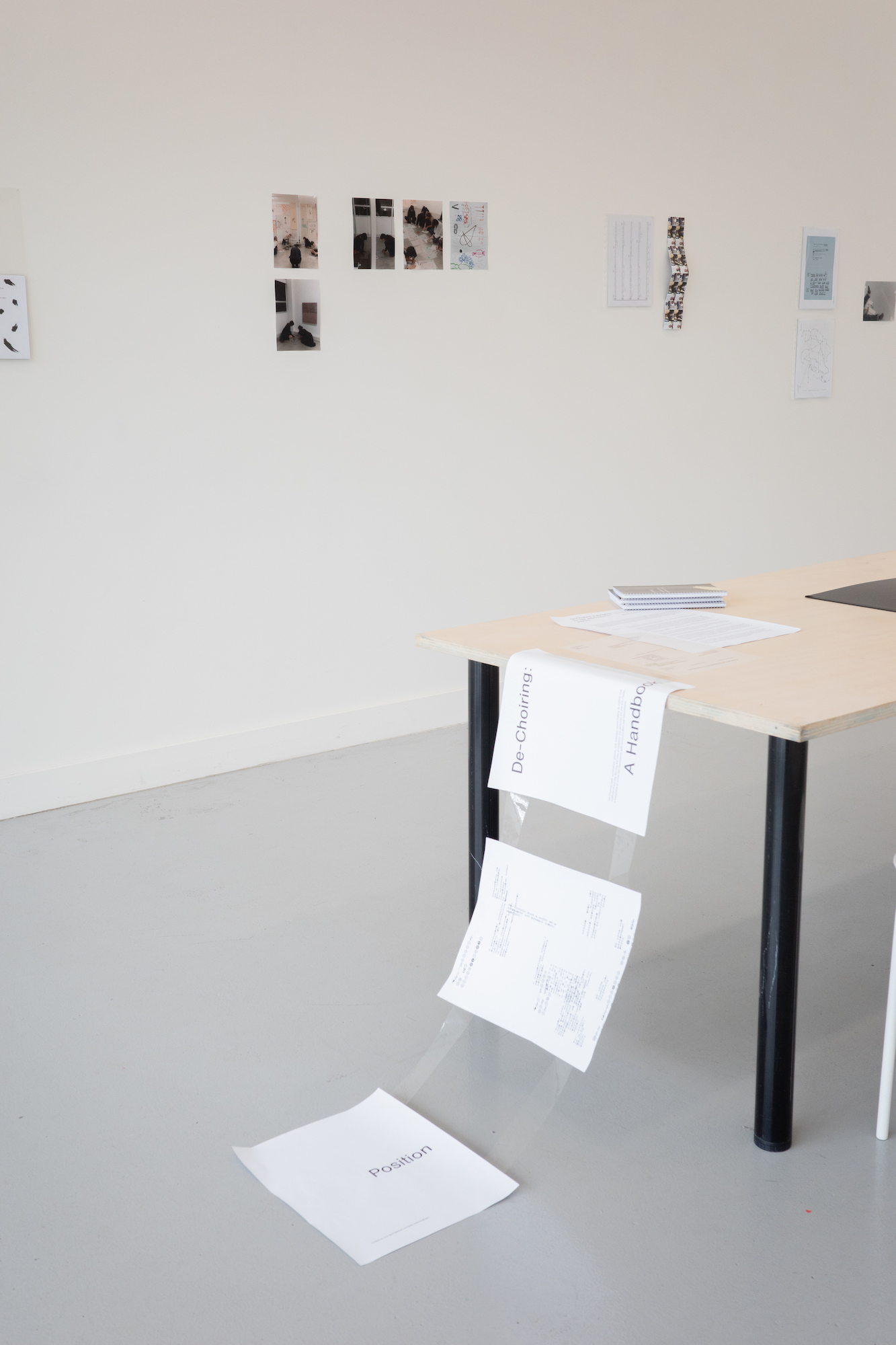 De-Choiring: Presenting an Archive at DRAW Space